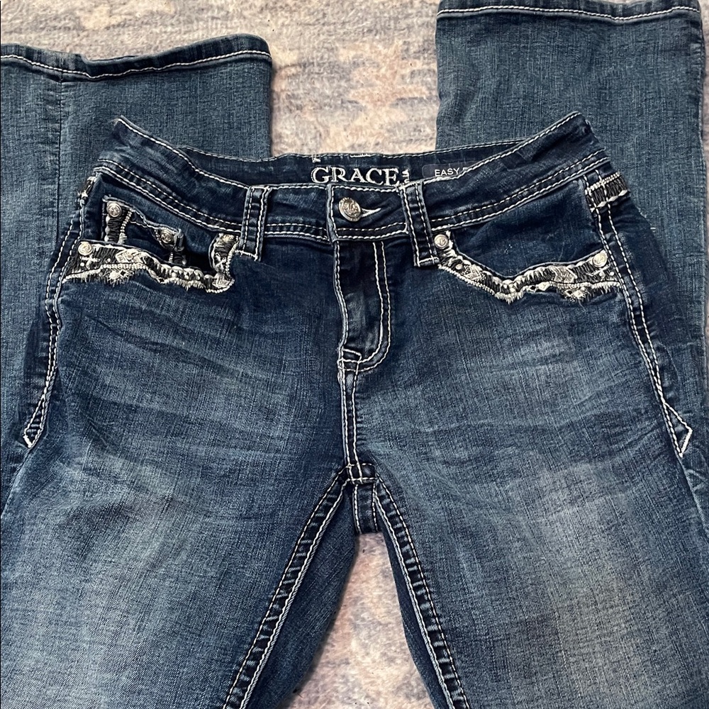 Grace Women's Denim Boot Cut Jeans